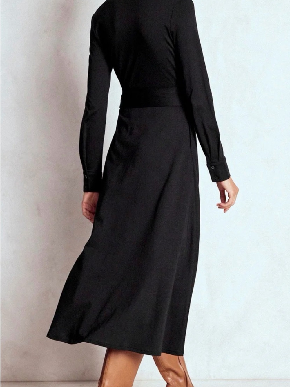 Boden Marcia Jersey Shirt Dress
Black - Picture 8 of 10
